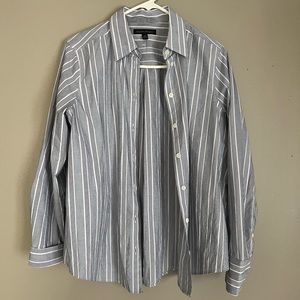 Banana Republic striped button up shirt